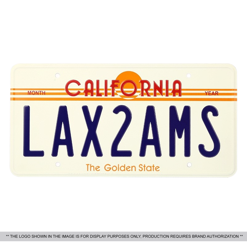 retro license plate