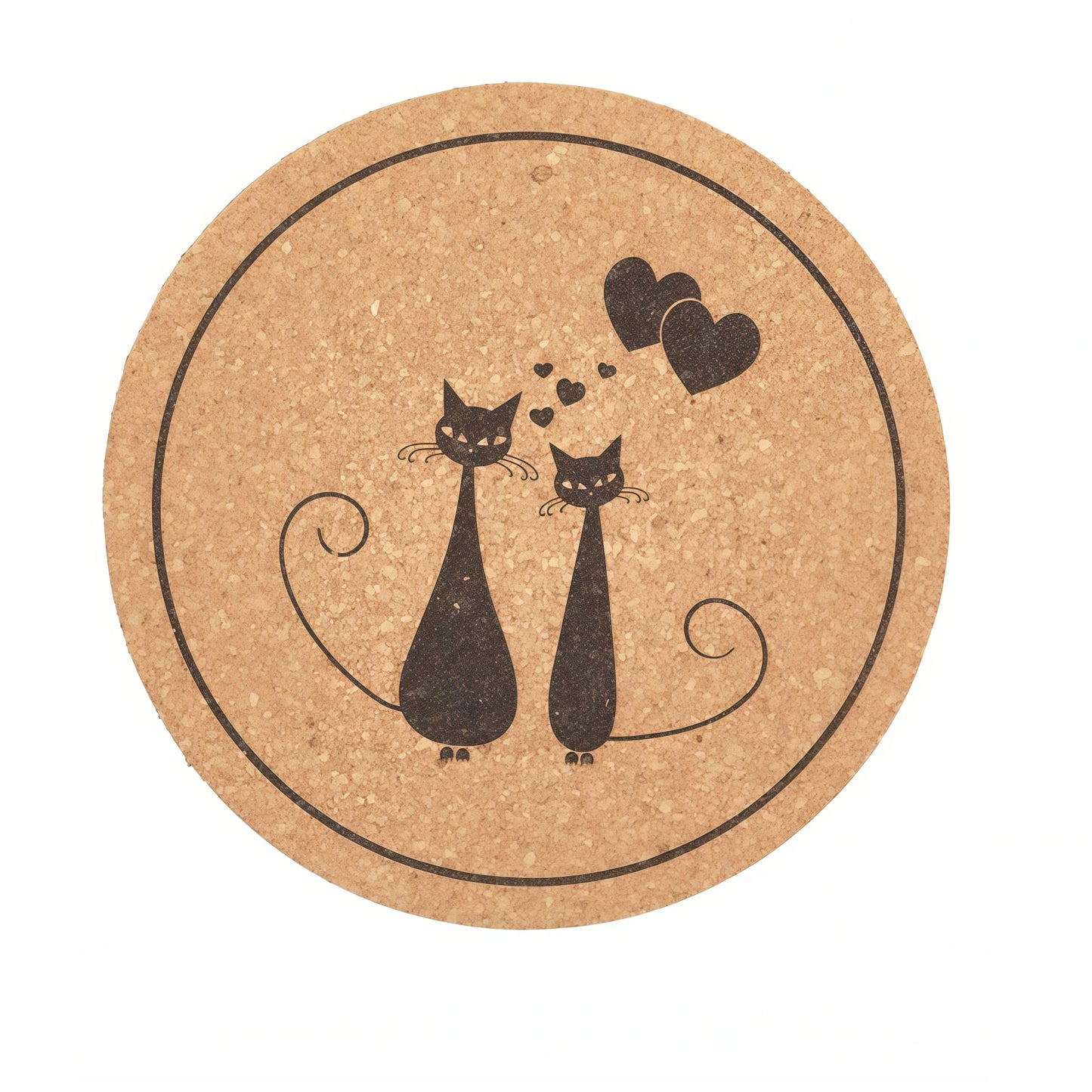 Cork Car Cup Holder Coaster