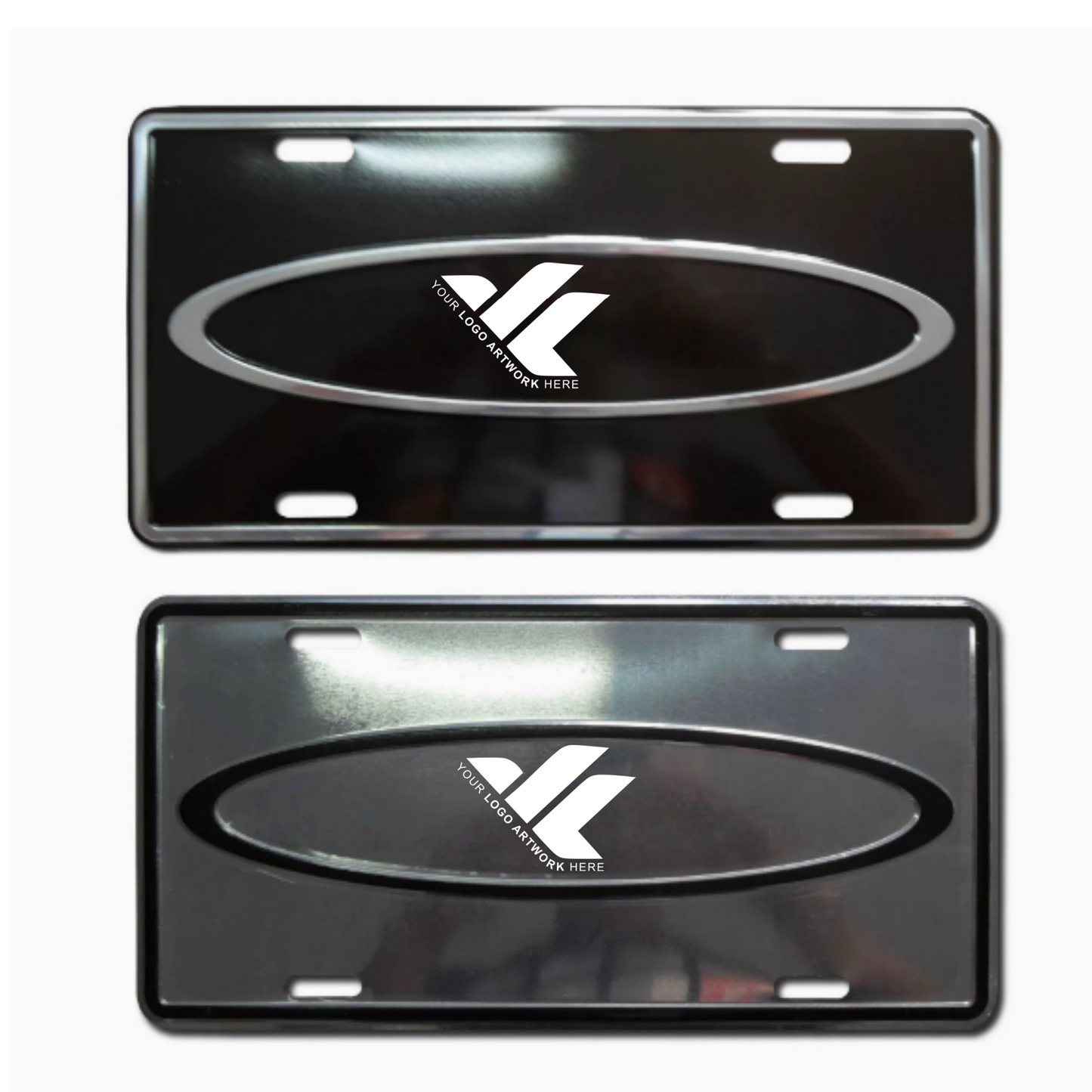 Vintage US Style Aluminum License Plate