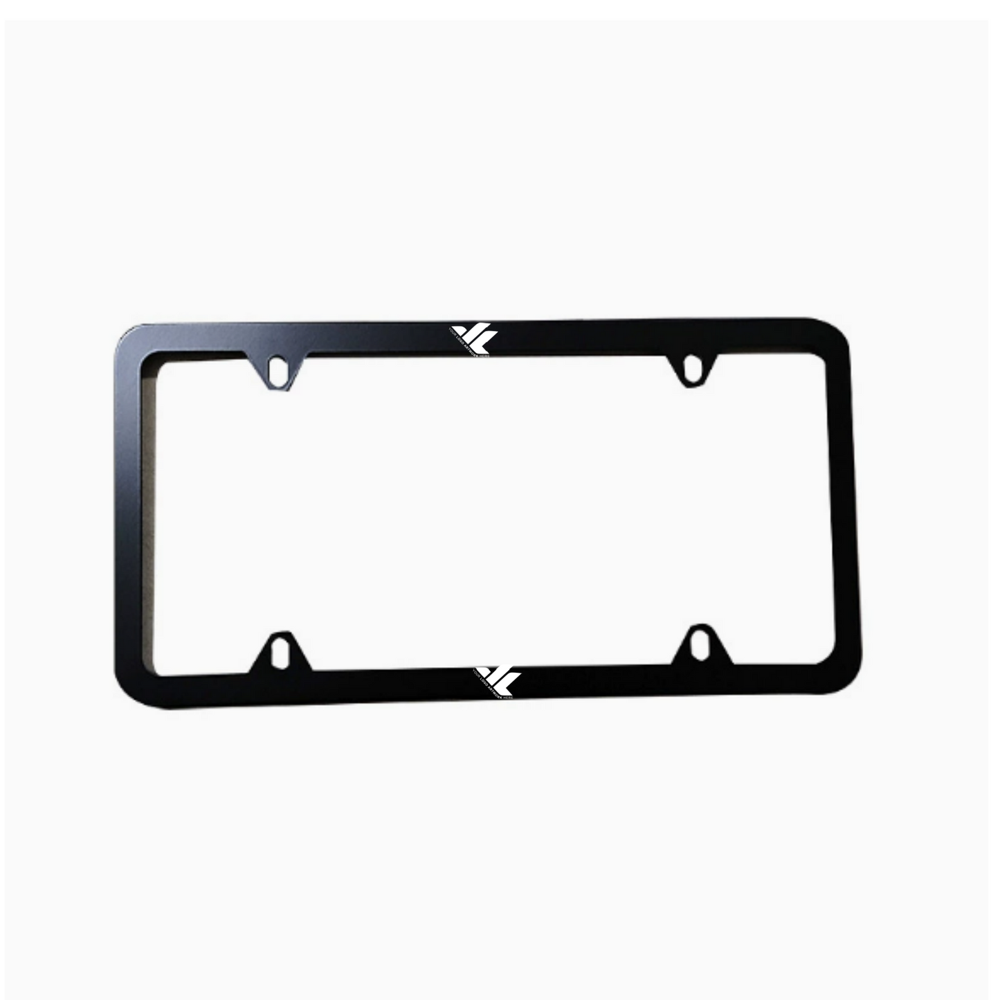 Aluminum alloy license plate frame