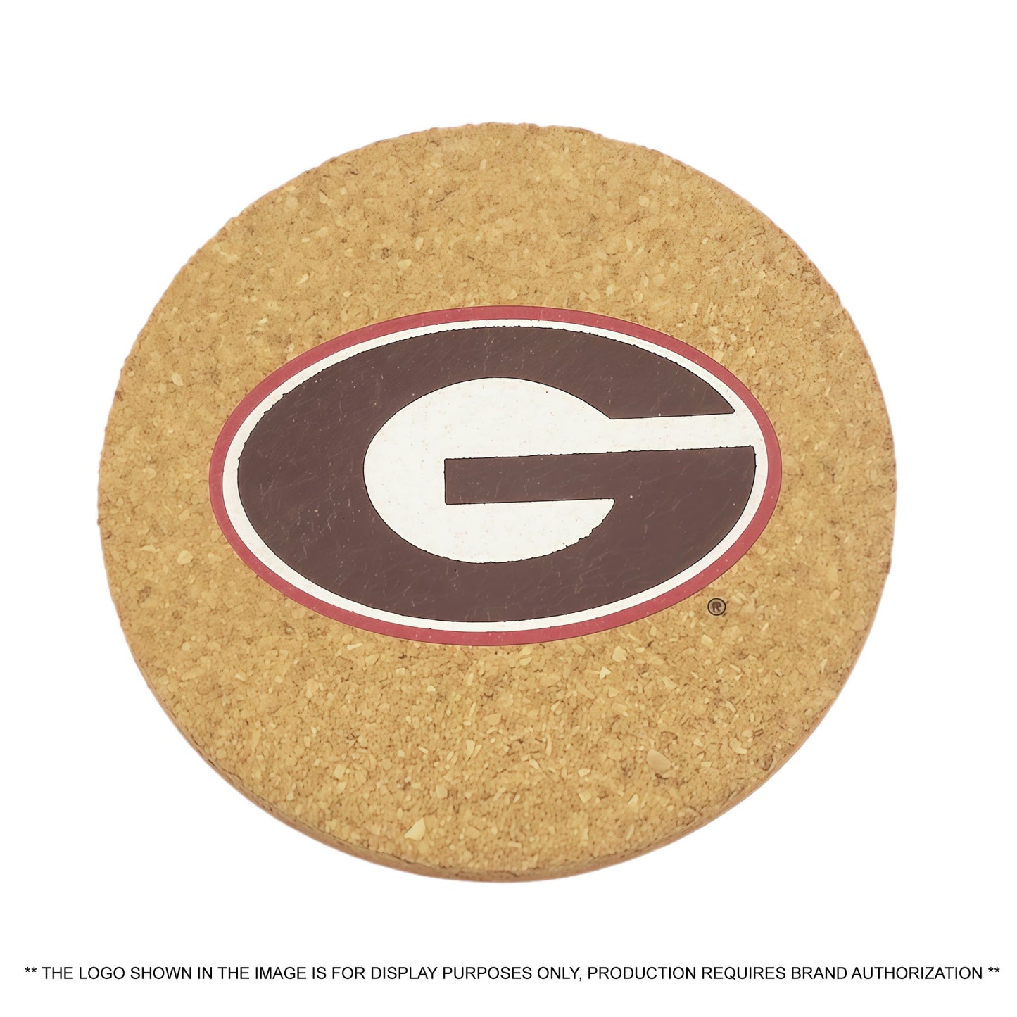 College Team Logo Cork Car Cup Holder Coaster