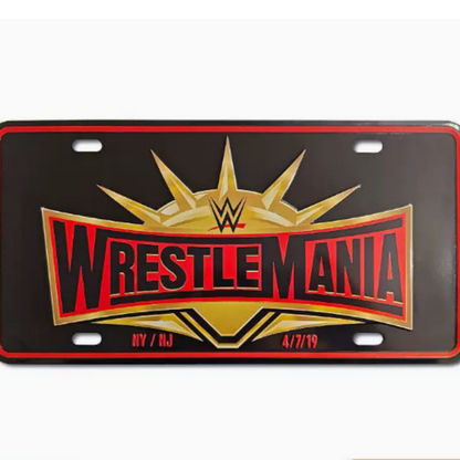 UV Coated Flat Aluminum American Style License Plate Auto Decoration