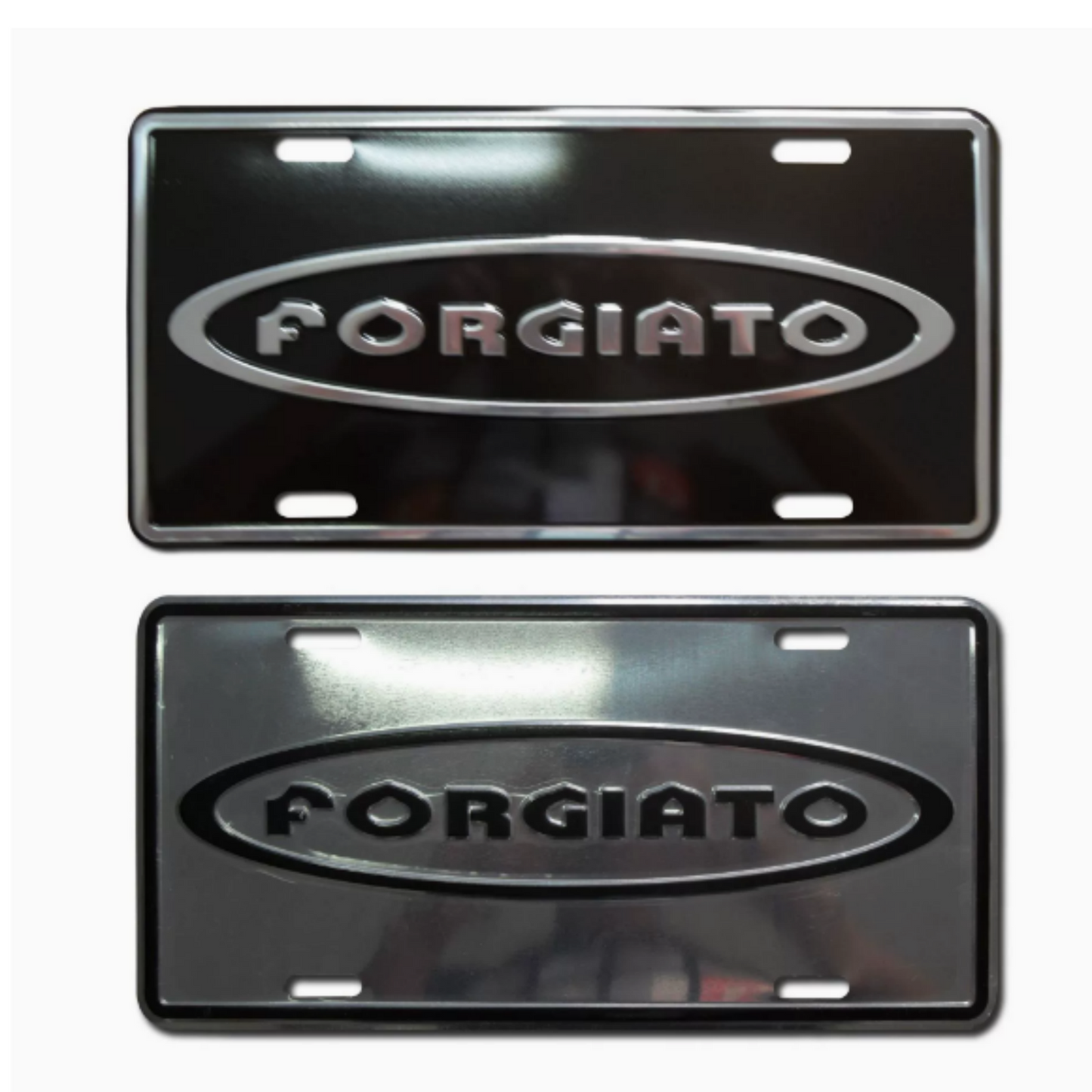 Vintage US Style Aluminum License Plate