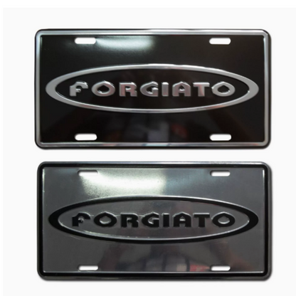Vintage US Style Aluminum License Plate