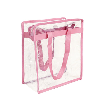 Transparent PVC tote bag