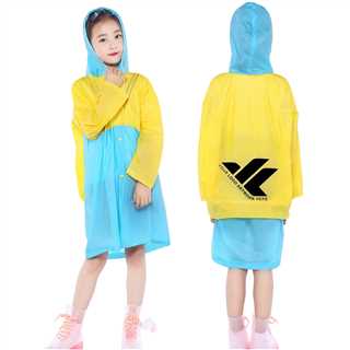 Kids EVA Thickened Reusable Raincoat with Custom Logo