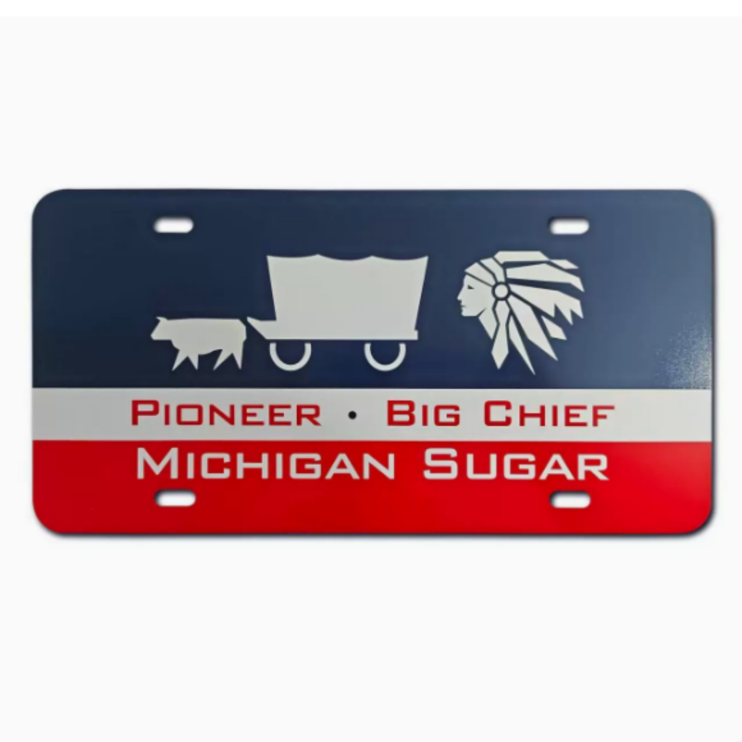 UV Coated Flat Aluminum American Style License Plate Auto Decoration