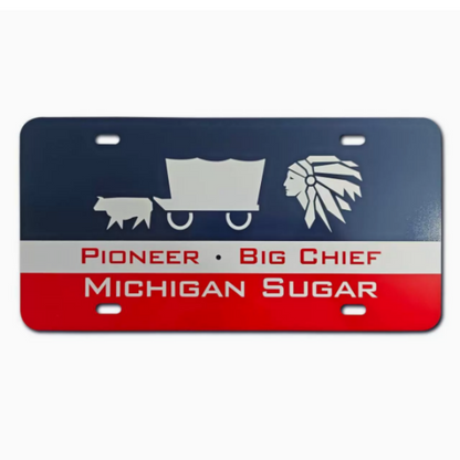UV Coated Flat Aluminum American Style License Plate Auto Decoration