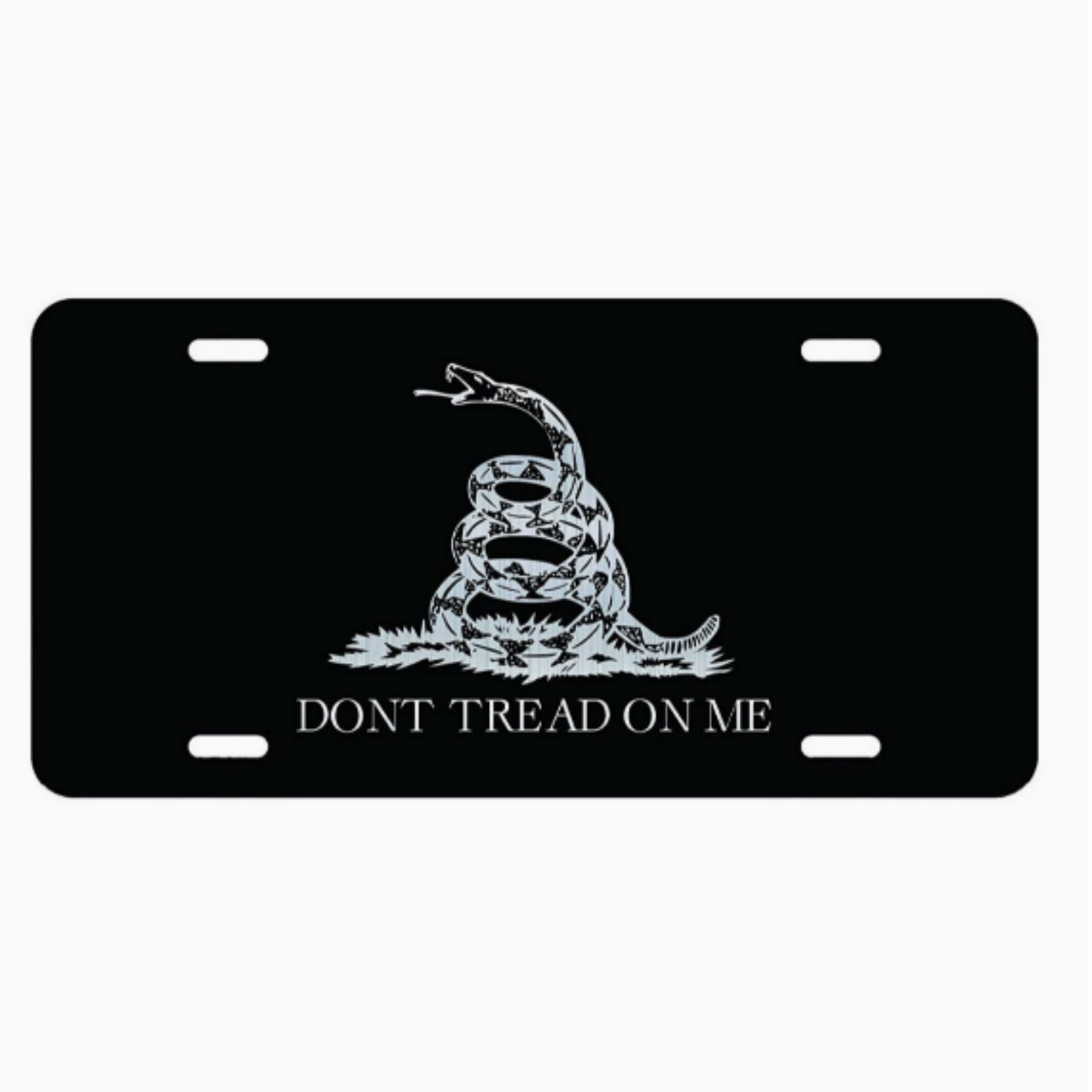UV Coated Flat Aluminum American Style License Plate Auto Decoration