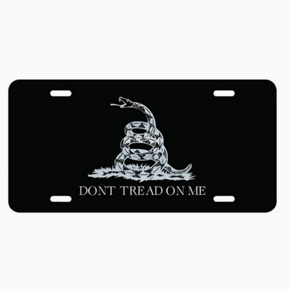 UV Coated Flat Aluminum American Style License Plate Auto Decoration