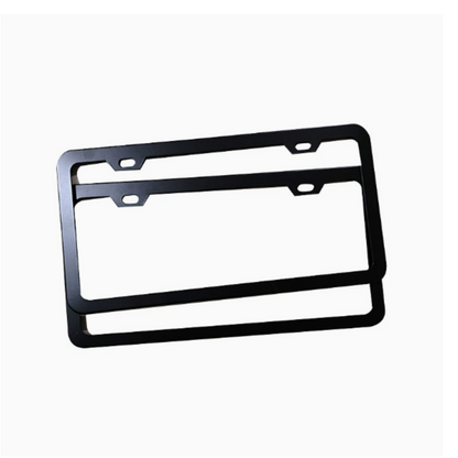 Aluminum alloy license plate frame